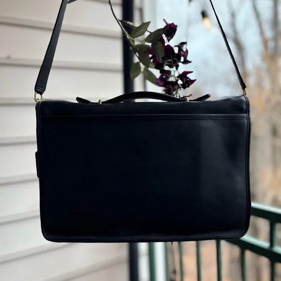 Vintage Coach Lexington Briefcase | 2 Black Hangtags | 5265 |Excellent Condition - Picture 9 of 16